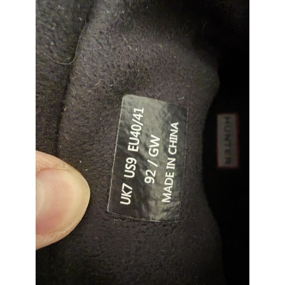 Hunter Intrepid Insulated Warm Snow Short Womens Boots Black US Sz 9 NEW $165 - Picture 6 of 11